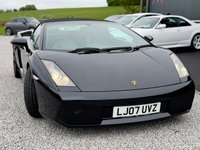 USED 2007 56 LAMBORGHINI GALLARDO 5.0 V10 Spyder 2dr Petrol EGear 4WD Euro 4 (520 ps) 