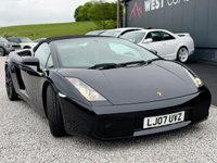 USED 2007 56 LAMBORGHINI GALLARDO 5.0 V10 Spyder 2dr Petrol EGear 4WD Euro 4 (520 ps) 