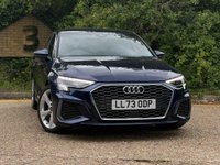 USED 2023 73 AUDI A3 1.0 TFSI 30 S line Sportback 5dr Petrol Manual Euro 6 (s/s) (110 ps) 