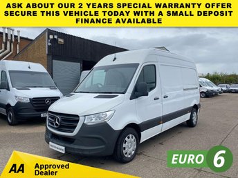2021 MERCEDES-BENZ SPRINTER 2.1 314 CDI PREMIUM L2 H2 MWB 140BHP. FACELIFT. FWD. AC. CAMERA. SENSORS. 74K MLS. FINANCE. PX. &pound;17500.00