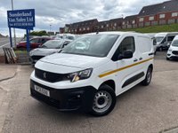 USED 2021 21 PEUGEOT PARTNER 1.5 BlueHDi 1000 Grip Standard Panel Van SWB Euro 6 (s/s) 5dr FSH, 1 owner, warranty