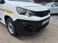 USED 2021 21 PEUGEOT PARTNER 1.5 BlueHDi 1000 Grip Standard Panel Van SWB Euro 6 (s/s) 5dr FSH, 1 owner, warranty