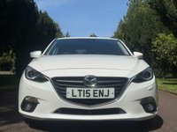 USED 2015 15 MAZDA MAZDA3 2.0 SKYACTIV-G SE-L Nav Hatchback 5dr Petrol Auto Euro 5 (s/s) (120 ps) SAT NAV-BLUETOOTH-HEAT SEATS-CRUISE