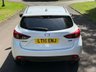 USED 2015 15 MAZDA MAZDA3 2.0 SKYACTIV-G SE-L Nav Hatchback 5dr Petrol Auto Euro 5 (s/s) (120 ps) SAT NAV-BLUETOOTH-HEAT SEATS-CRUISE