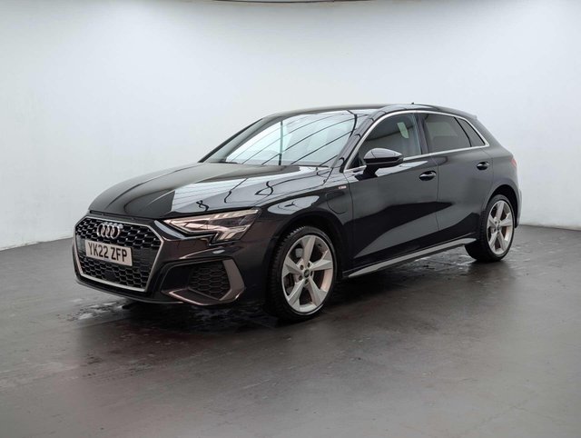 USED 2022 22 AUDI A3 1.4 A3 Sportback 40 TFSI S Line E Semi-Auto 5dr CLICK+COLLECT / HOME DELIVERY
