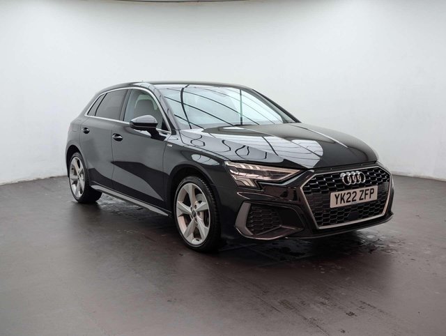 USED 2022 22 AUDI A3 1.4 A3 Sportback 40 TFSI S Line E Semi-Auto 5dr CLICK+COLLECT / HOME DELIVERY