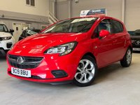 USED 2019 VAUXHALL CORSA 1.4i ecoTEC Sport Hatchback 5 door Petrol Manual Euro 6 in Red BLUETOOTH+2 KEYS+