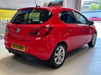 USED 2019 VAUXHALL CORSA 1.4i ecoTEC Sport Hatchback 5 door Petrol Manual Euro 6 in Red BLUETOOTH+2 KEYS+