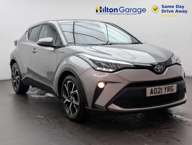 USED 2021 21 TOYOTA C-HR 2.0 C-HR Design HEV CVT 5dr CLICK+COLLECT / HOME DELIVERY