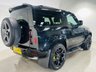 USED 2023 23 LAND ROVER DEFENDER 3.0 D250 MHEV X-Dynamic SE SUV 3dr Diesel Auto 4WD Euro 6 (s/s) (250 ps) Santorini Black | Black Interior | Glass Panoramic Roof | Black Pack | 22in Wheels | Ultra Low Mileage