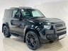 USED 2023 23 LAND ROVER DEFENDER 3.0 D250 MHEV X-Dynamic SE SUV 3dr Diesel Auto 4WD Euro 6 (s/s) (250 ps) Santorini Black | Black Interior | Glass Panoramic Roof | Black Pack | 22in Wheels | Ultra Low Mileage