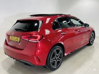 USED 2022 71 MERCEDES-BENZ A-CLASS 1.3 A250e 15.6kWh AMG Line Edition (Premium Plus) Hatchback 5dr Petrol Plug-in Hybrid 8G-DCT Euro 6 (s/s) (218 ps) Patagonia Red | Black Leather Interior | Panoramic Roof | Night Pack | Ambient Lighting | Privacy Glass | Widescreen Media | Heated Seats