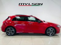 USED 2022 71 MERCEDES-BENZ A-CLASS 1.3 A250e 15.6kWh AMG Line Edition (Premium Plus) Hatchback 5dr Petrol Plug-in Hybrid 8G-DCT Euro 6 (s/s) (218 ps) Patagonia Red | Black Leather Interior | Panoramic Roof | Night Pack | Ambient Lighting | Privacy Glass | Widescreen Media | Heated Seats