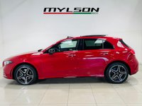 USED 2022 71 MERCEDES-BENZ A-CLASS 1.3 A250e 15.6kWh AMG Line Edition (Premium Plus) Hatchback 5dr Petrol Plug-in Hybrid 8G-DCT Euro 6 (s/s) (218 ps) Patagonia Red | Black Leather Interior | Panoramic Roof | Night Pack | Ambient Lighting | Privacy Glass | Widescreen Media | Heated Seats