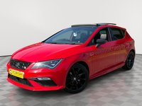 USED 2020 20 SEAT LEON 2.0 TDI FR Black Edition Hatchback 5dr Diesel DSG Euro 6 (s/s) (150 ps) Pan Roof-Heated Seats-CarPlay