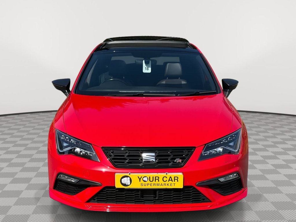 USED 2020 20 SEAT LEON 2.0 TDI FR Black Edition Hatchback 5dr Diesel DSG Euro 6 (s/s) (150 ps) Pan Roof-Heated Seats-CarPlay