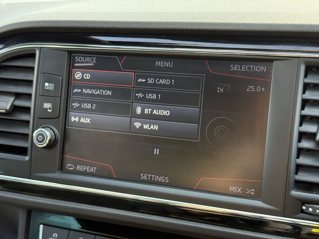 USED 2020 20 SEAT LEON 2.0 TDI FR Black Edition Hatchback 5dr Diesel DSG Euro 6 (s/s) (150 ps) Pan Roof-Heated Seats-CarPlay
