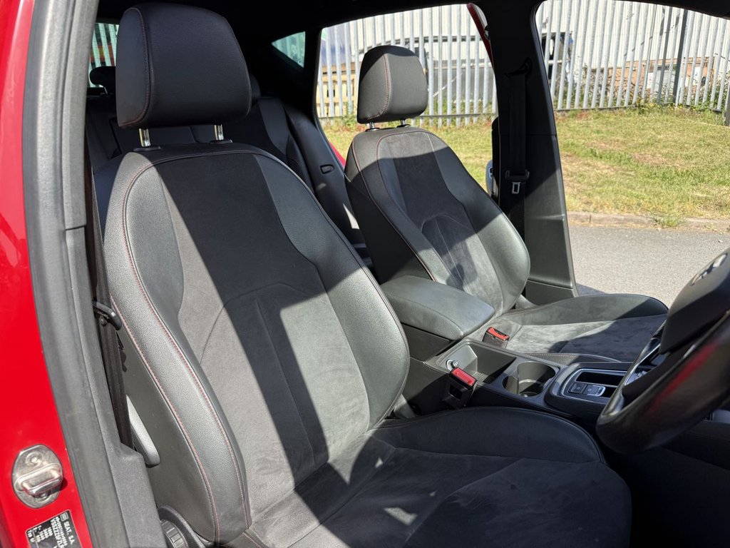USED 2020 20 SEAT LEON 2.0 TDI FR Black Edition Hatchback 5dr Diesel DSG Euro 6 (s/s) (150 ps) Pan Roof-Heated Seats-CarPlay