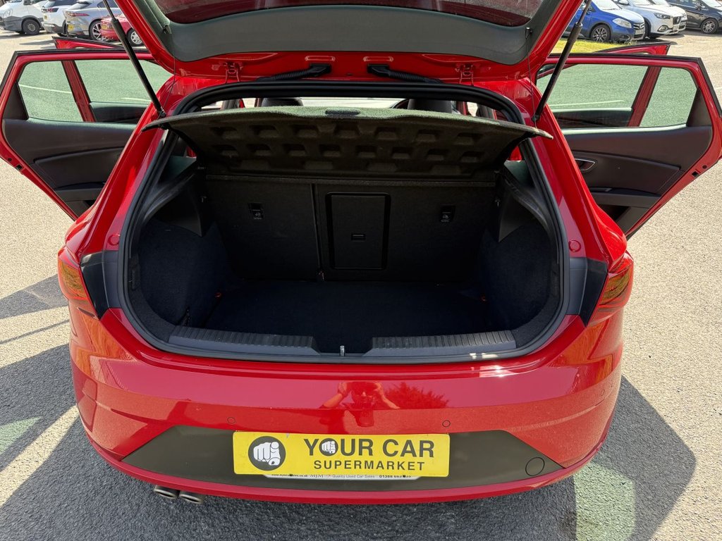 USED 2020 20 SEAT LEON 2.0 TDI FR Black Edition Hatchback 5dr Diesel DSG Euro 6 (s/s) (150 ps) Pan Roof-Heated Seats-CarPlay
