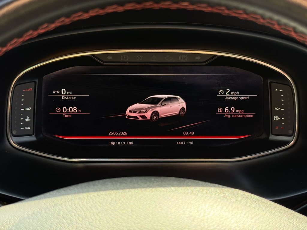 USED 2020 20 SEAT LEON 2.0 TDI FR Black Edition Hatchback 5dr Diesel DSG Euro 6 (s/s) (150 ps) Pan Roof-Heated Seats-CarPlay