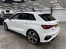 USED 2023 73 AUDI S3 2.0 TFSI Black Edition Sportback 5dr Petrol S Tronic quattro Euro 6 (s/s) (310 ps) 
