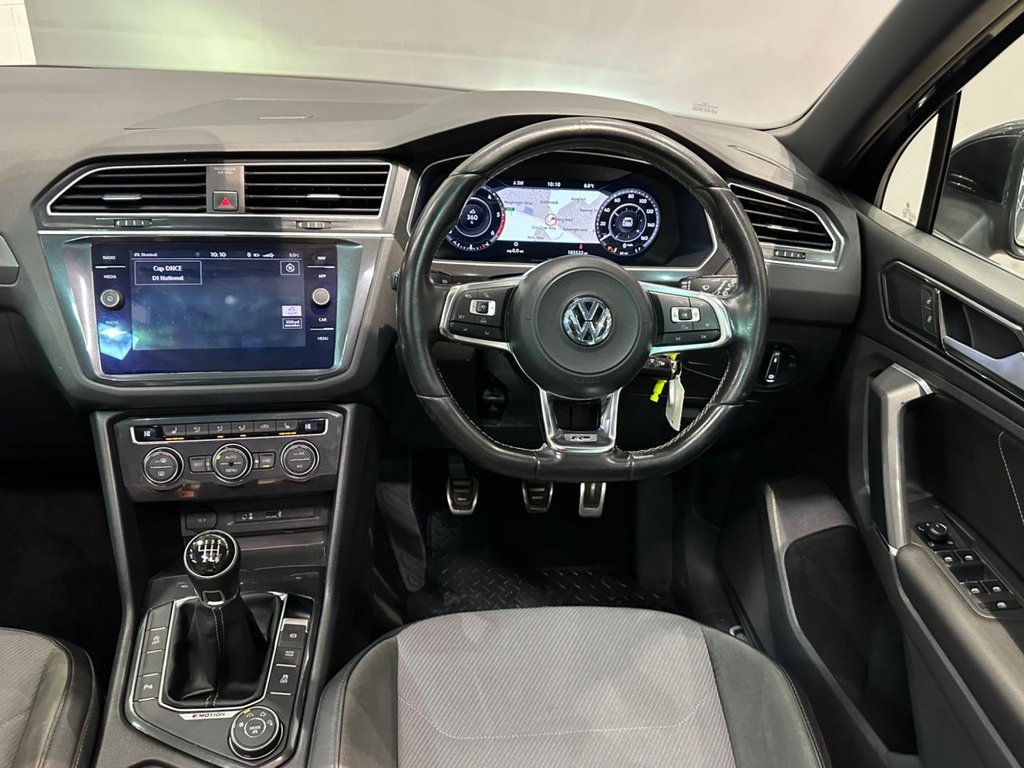USED 2017 67 VOLKSWAGEN TIGUAN 2.0 TDI R-Line SUV 5dr Diesel Manual 4Motion Euro 6 (s/s) (150 ps) DIGITAL DASH-HEATED SEAT-DAB-CRUISE