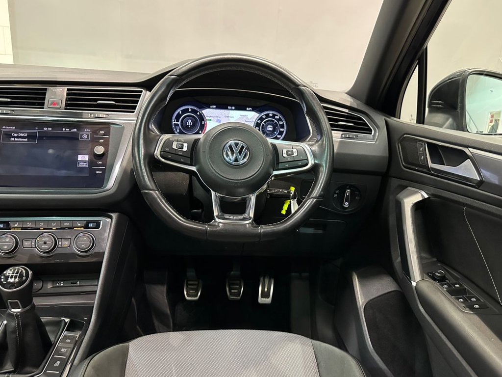USED 2017 67 VOLKSWAGEN TIGUAN 2.0 TDI R-Line SUV 5dr Diesel Manual 4Motion Euro 6 (s/s) (150 ps) DIGITAL DASH-HEATED SEAT-DAB-CRUISE