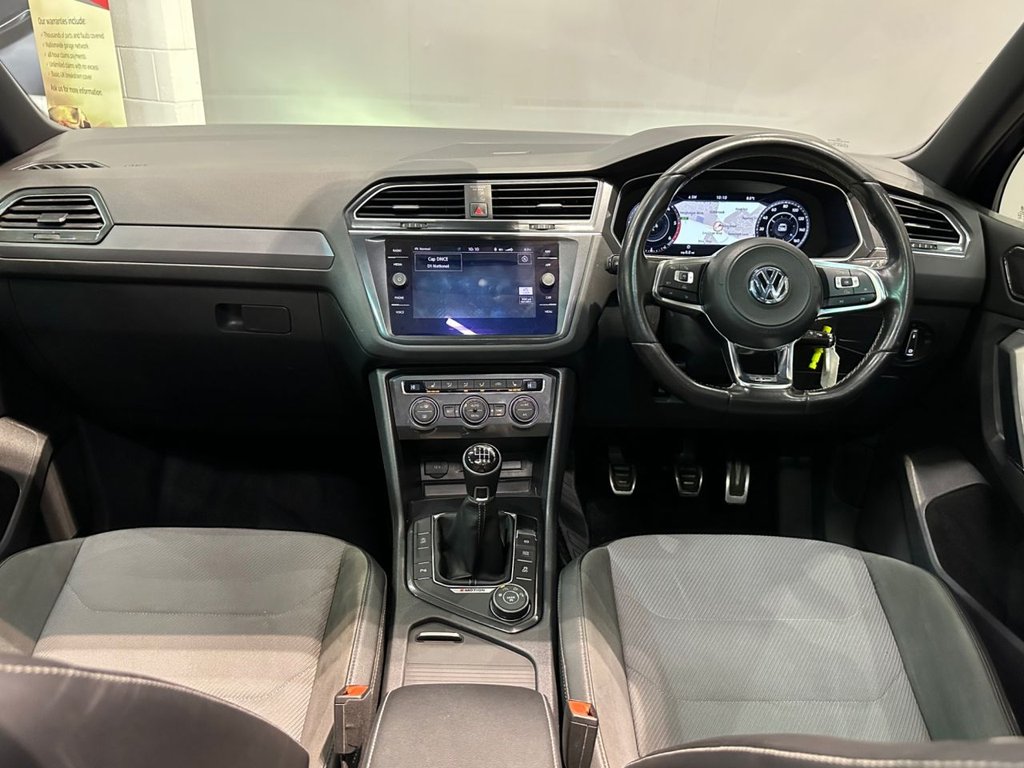 USED 2017 67 VOLKSWAGEN TIGUAN 2.0 TDI R-Line SUV 5dr Diesel Manual 4Motion Euro 6 (s/s) (150 ps) DIGITAL DASH-HEATED SEAT-DAB-CRUISE