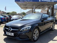 USED 2017 67 MERCEDES-BENZ C-CLASS 2.0 C200 Sport Cabriolet 2dr Petrol G-Tronic+ Euro 6 (s/s) (184 ps) 