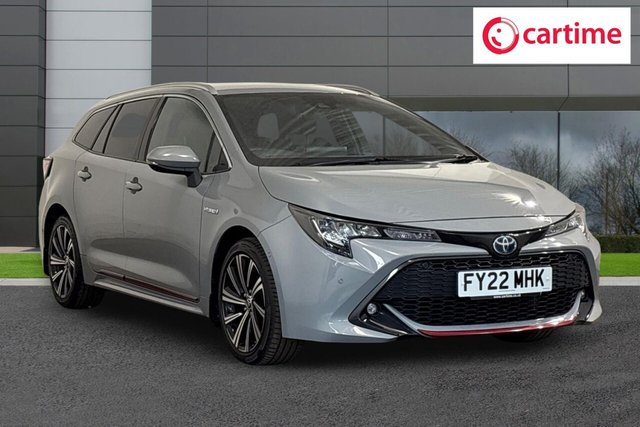 View our Toyota Corolla 1.8 VVT-h GPF Design Touring Sports 5dr Petrol Hybrid CVT Euro 6 (s/s) (122 ps) Reverse Camera, Front / Rear Parking Sensors, Smartphone Integration, Style Pack - Red, Essential Protection Pack