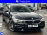 USED 2018 18 BMW 5 SERIES 2.0 520d M Sport Auto Euro 6 (s/s) 4dr CREAM LEATHER INTERIOR