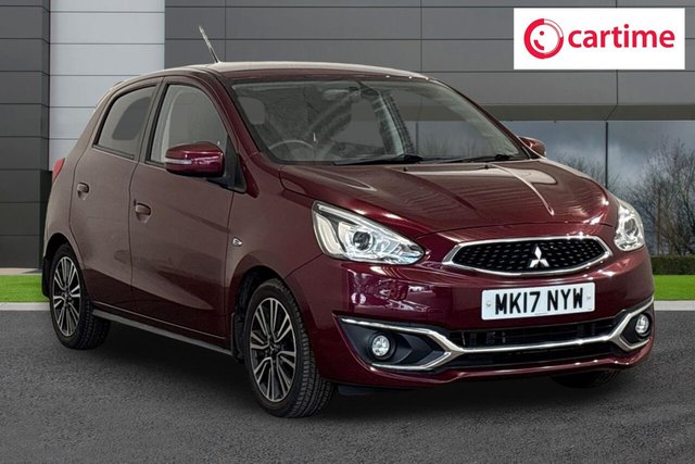 View our Mitsubishi Mirage 1.2 Juro Hatchback 5dr Petrol CVT Euro 6 (s/s) (79 ps) Rear Parking Sensors, Heated Front Seats, 15In Alloys, Electrically Folding Door Mirrors, Air Conditioning
