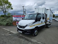 USED 2021 21 IVECO DAILY 50C16 CREW CAB AUTO TIPPER WHEELIE BIN LORRY ULEZ FREE ZONE 