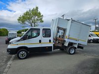 USED 2021 21 IVECO DAILY 50C16 CREW CAB AUTO TIPPER WHEELIE BIN LORRY ULEZ FREE ZONE 
