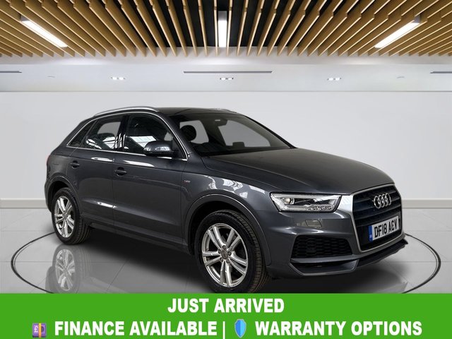 2018 18 AUDI Q3 1.4 TFSI CoD S line Edition SUV 5dr Petrol Manual Euro 6 (s/s) (150 ps) Bluetooth | Central Locking