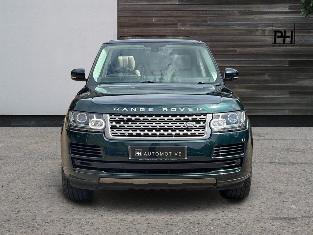 USED 2015 64 LAND ROVER RANGE ROVER 4.4 SD V8 Vogue SUV 5dr Diesel Auto 4WD Euro 5 (339 ps) AINTREE GREEN|CLEAR GLASS POSSIBLE