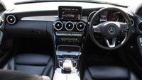 USED 2017 17 MERCEDES-BENZ C-CLASS 2.0 C200 Sport Saloon 4dr Petrol G-Tronic+ Euro 6 (s/s) (184 ps) 