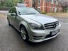 USED 2014 63 MERCEDES-BENZ C-CLASS 2.1 C220 CDI AMG Sport Edition Saloon 4dr Diesel G-Tronic+ Euro 5 (s/s) (170 ps) REVERSE CAMERA! TURBO DIESEL! AUTOMATIC! HALF ELATHER!