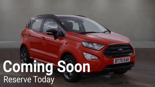 View our Ford Ecosport 1.0T EcoBoost GPF ST-Line SUV 5dr Petrol Manual Euro 6 (s/s) (125 ps)