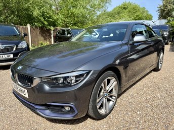 2019 BMW 4 SERIES 2.0 420i GPF Sport Coupe 2dr Petrol Auto xDrive Euro 6 (s/s) (184 ps) &pound;13495.00