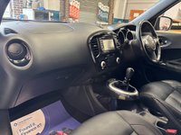 USED 2015 64 NISSAN JUKE 1.2 DIG-T Tekna SUV 5 door Petrol Manual in Blue HEATED SEATS+BLUETOOTH+REV CAM+AUX