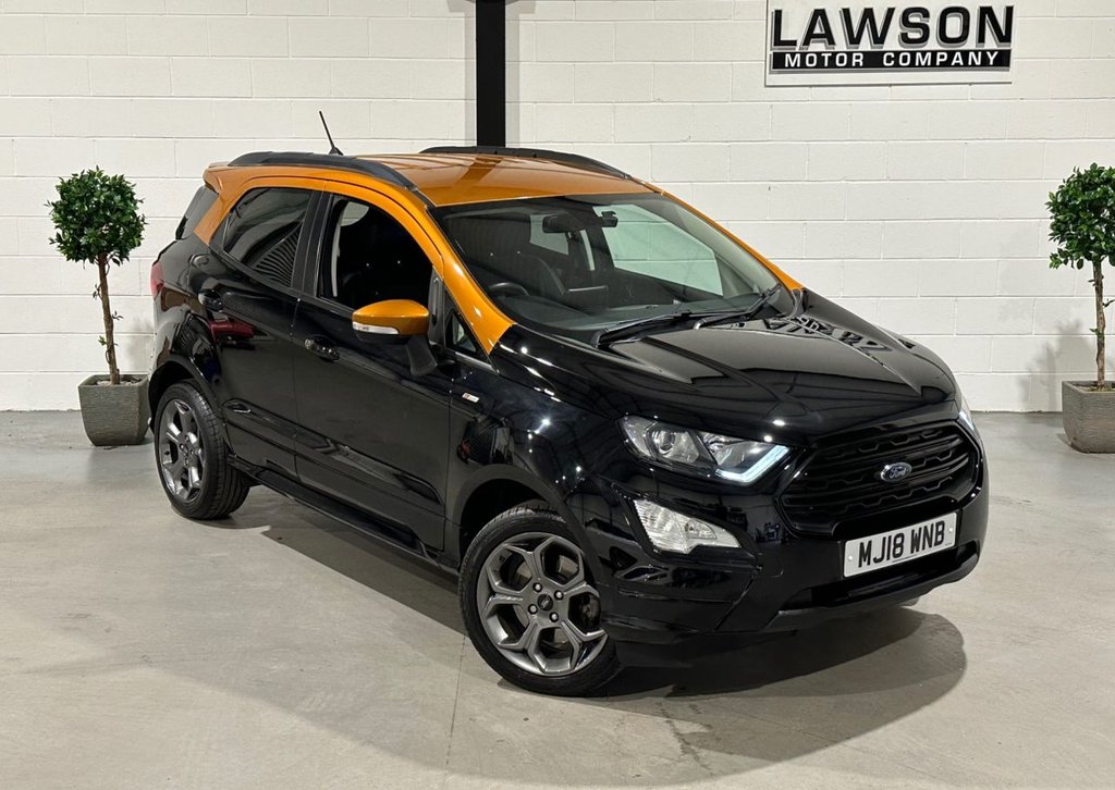 USED 2018 18 FORD ECOSPORT 1.0T EcoBoost ST-Line SUV 5dr Petrol Manual Euro 6 (s/s) (125 ps) 