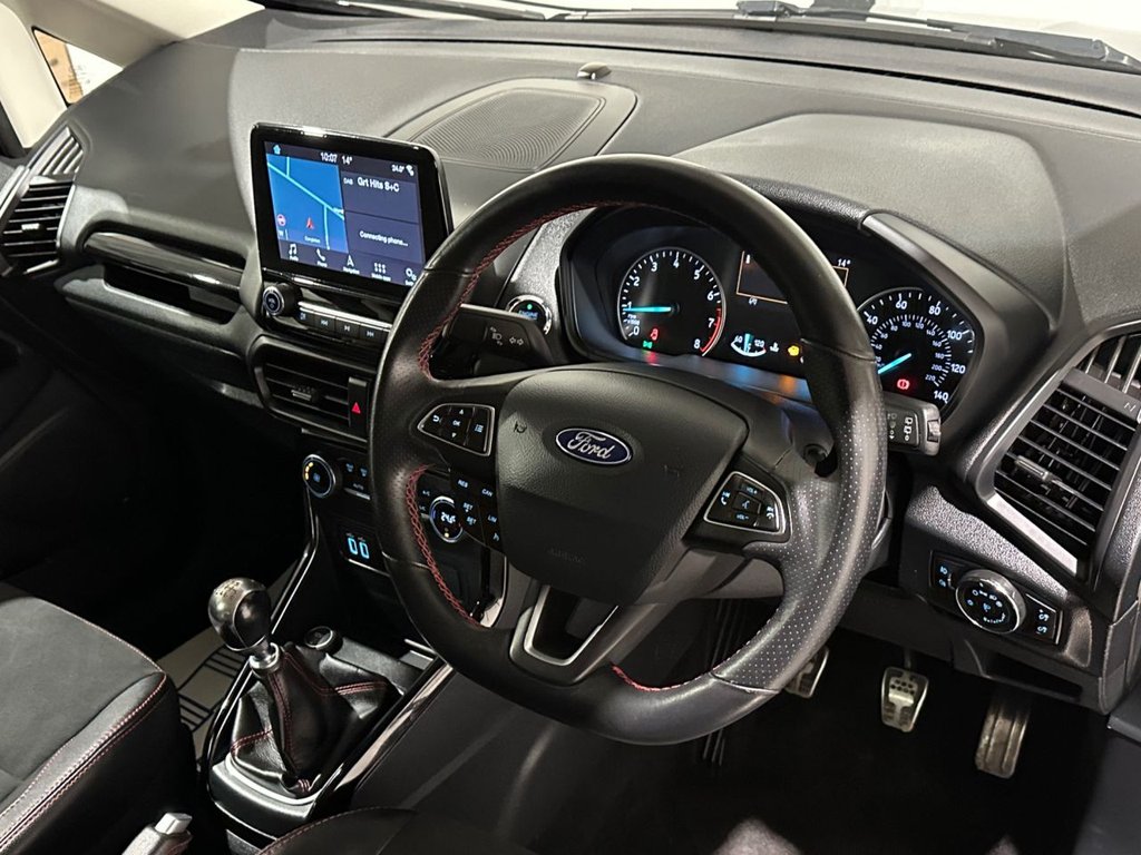 USED 2018 18 FORD ECOSPORT 1.0T EcoBoost ST-Line SUV 5dr Petrol Manual Euro 6 (s/s) (125 ps) 