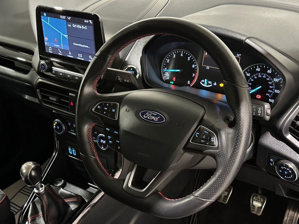 USED 2018 18 FORD ECOSPORT 1.0T EcoBoost ST-Line SUV 5dr Petrol Manual Euro 6 (s/s) (125 ps) 