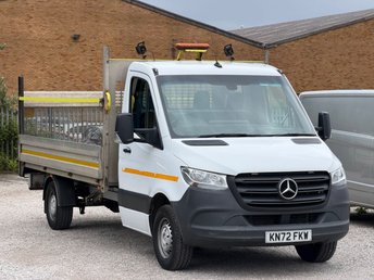 2022 MERCEDES-BENZ SPRINTER 2.0 315 CDI Progressive Dropside 2dr Diesel Manual RWD L3 Euro 6 (s/s) (150 ps) &pound;16995.00