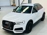 USED 2017 67 AUDI Q3 2.0 TDI Black Edition SUV 5dr Diesel Manual quattro Euro 6 (s/s) (150 ps) Glacier White | Black Part Leather S-Line Interior | Heated Seats | BOSE Audio | Black Pack | ULEZ OK