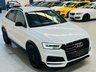 USED 2017 67 AUDI Q3 2.0 TDI Black Edition SUV 5dr Diesel Manual quattro Euro 6 (s/s) (150 ps) Glacier White | Black Part Leather S-Line Interior | Heated Seats | BOSE Audio | Black Pack | ULEZ OK