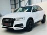 USED 2017 67 AUDI Q3 2.0 TDI Black Edition SUV 5dr Diesel Manual quattro Euro 6 (s/s) (150 ps) Glacier White | Black Part Leather S-Line Interior | Heated Seats | BOSE Audio | Black Pack | ULEZ OK
