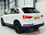 USED 2017 67 AUDI Q3 2.0 TDI Black Edition SUV 5dr Diesel Manual quattro Euro 6 (s/s) (150 ps) Glacier White | Black Part Leather S-Line Interior | Heated Seats | BOSE Audio | Black Pack | ULEZ OK