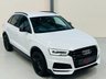 USED 2017 67 AUDI Q3 2.0 TDI Black Edition SUV 5dr Diesel Manual quattro Euro 6 (s/s) (150 ps) Glacier White | Black Part Leather S-Line Interior | Heated Seats | BOSE Audio | Black Pack | ULEZ OK